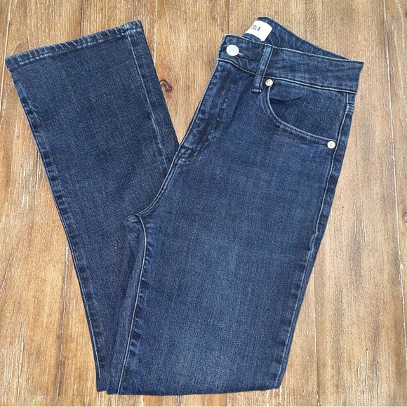 PISTOLA Jeans Women’s 25 Dark Blue Slim Bootcut Ankle High Waisted Jeans - Picture 1 of 10